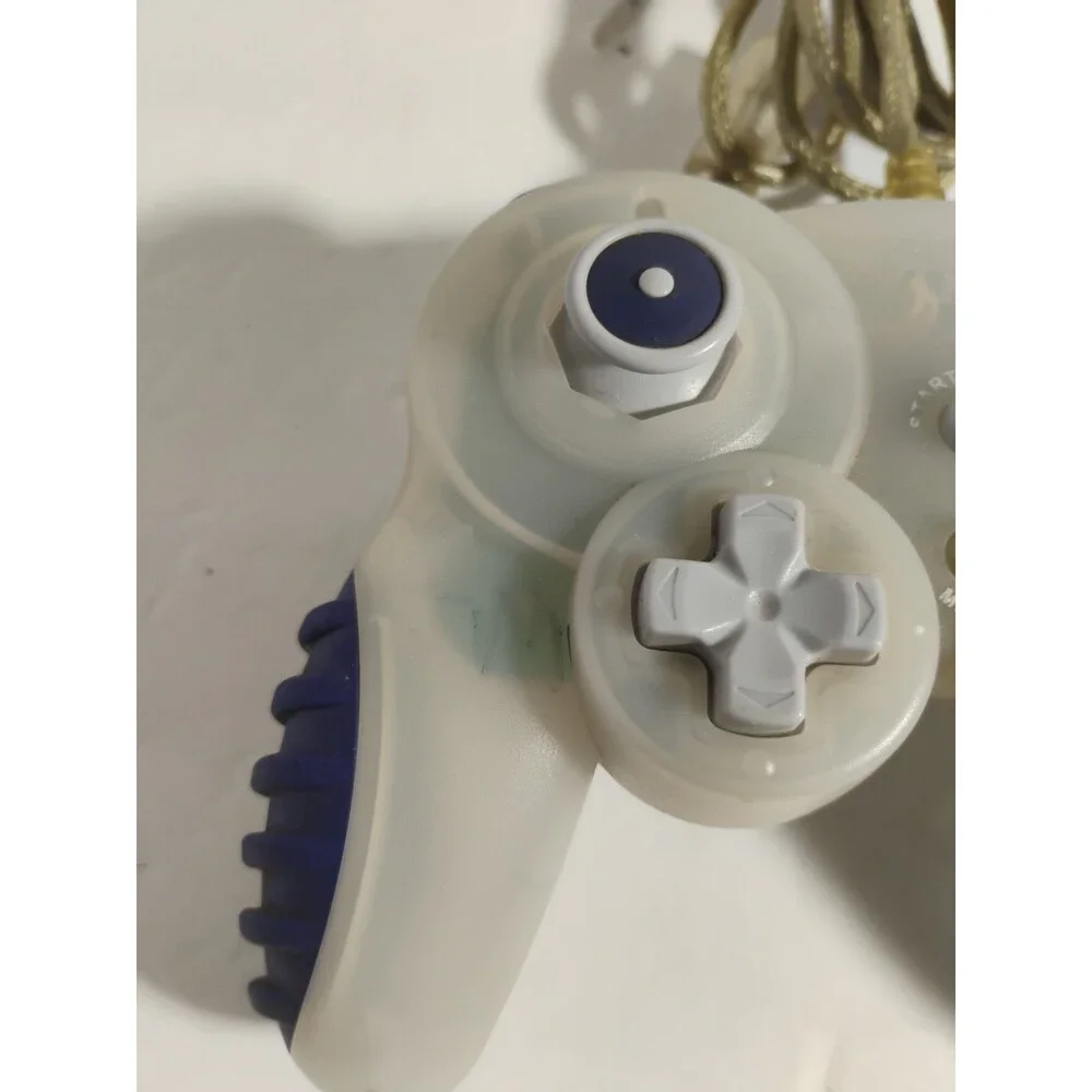 Clear MadCatz Nintendo GameCube Wired Controller #5626 Tested